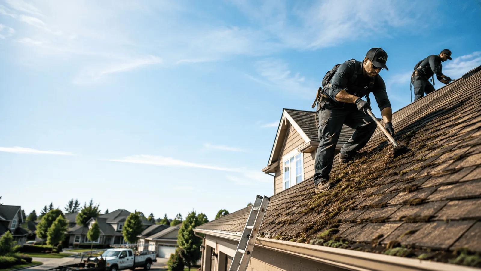 Roof Moss Removal in Evart, MI near me